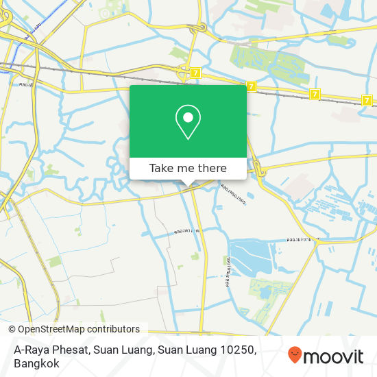 A-Raya Phesat, Suan Luang, Suan Luang 10250 map