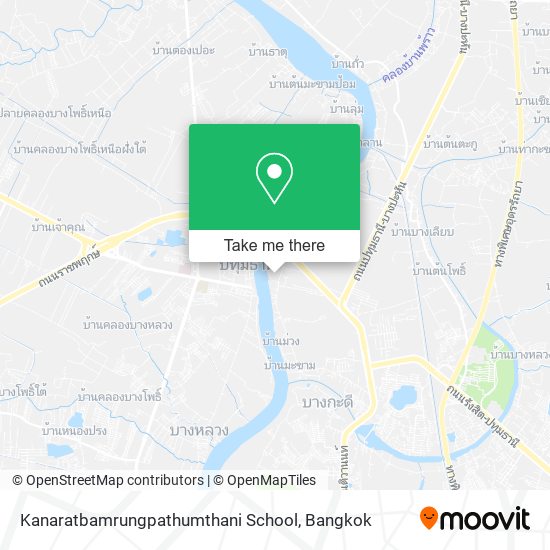 Kanaratbamrungpathumthani School map