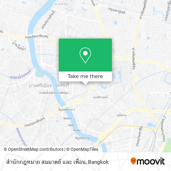 สำนักกฎหมาย สมมาตย์ และ เพื่อน map