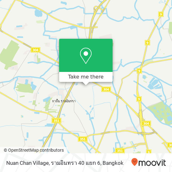 Nuan Chan Village, รามอินทรา 40 แยก 6 map