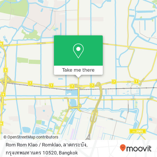 Rom Rom Klao / Romklao, ลาดกระบัง, กรุงเทพมหานคร 10520 map