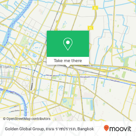 Golden Global Group, ถนน ราชปรารภ map