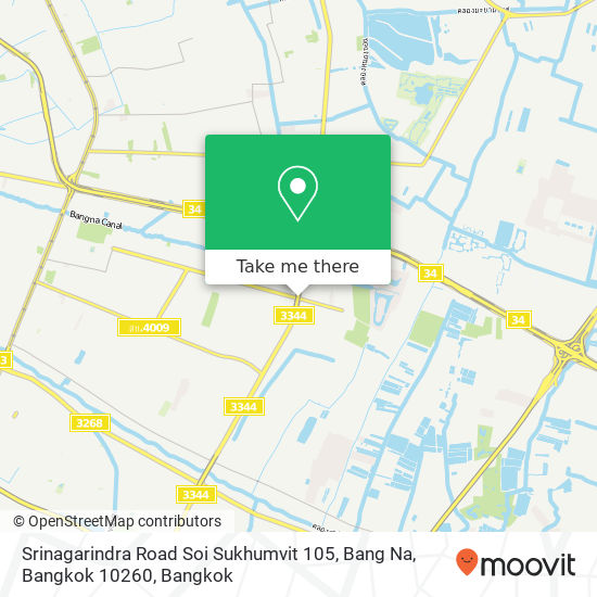 Srinagarindra Road Soi Sukhumvit 105, Bang Na, Bangkok 10260 map