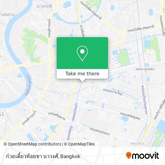 ก๋วยเตี๋ยวห้อยขา นาวงศ์ map