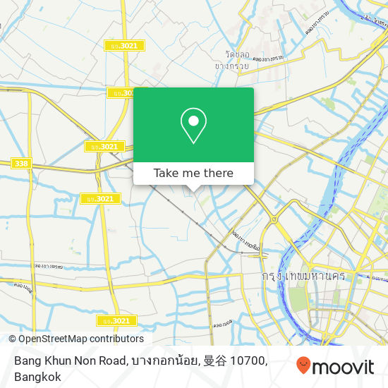 Bang Khun Non Road, บางกอกน้อย, 曼谷 10700 map