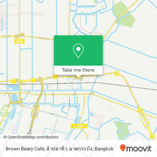 Brown Beary Café, ลำปลาทิว, ลาดกระบัง map