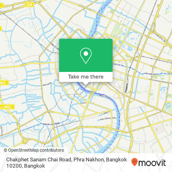 Chakphet Sanam Chai Road, Phra Nakhon, Bangkok 10200 map