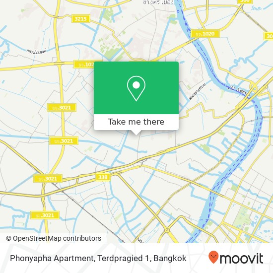 Phonyapha Apartment, Terdpragied 1 map