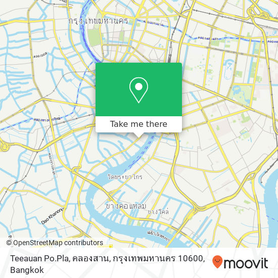 Teeauan Po.Pla, คลองสาน, กรุงเทพมหานคร 10600 map