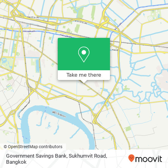 Government Savings Bank, Sukhumvit Road map