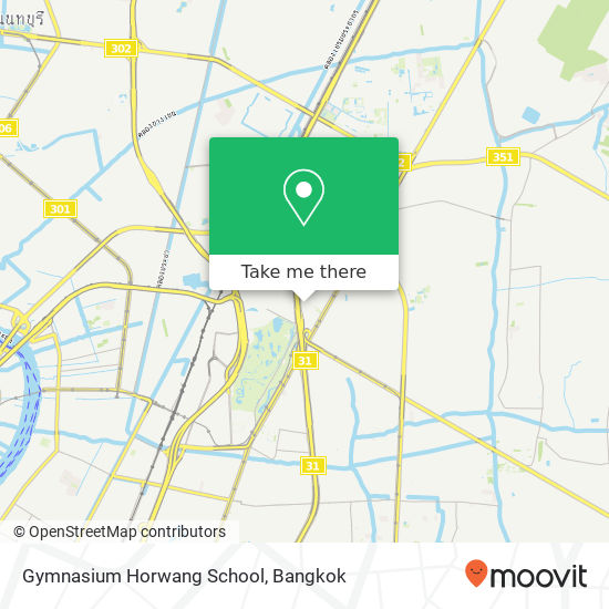 Gymnasium Horwang School map