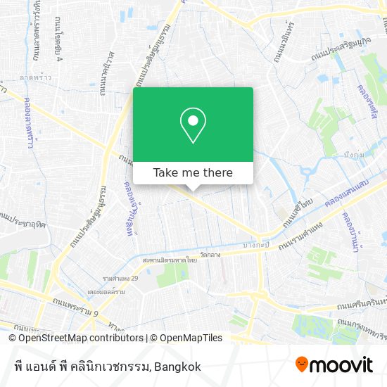 พี แอนด์ พี คลินิกเวชกรรม map