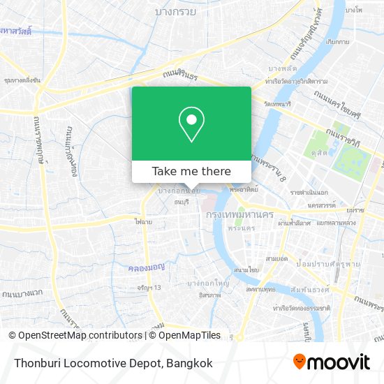 Thonburi Locomotive Depot map