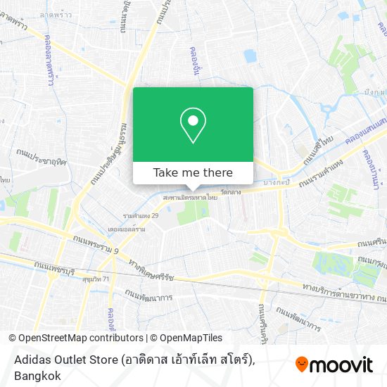 Adidas Outlet Store (อาดิดาส เอ้าท์เล็ท สโตร์) map