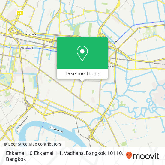 Ekkamai 10 Ekkamai 1 1, Vadhana, Bangkok 10110 map