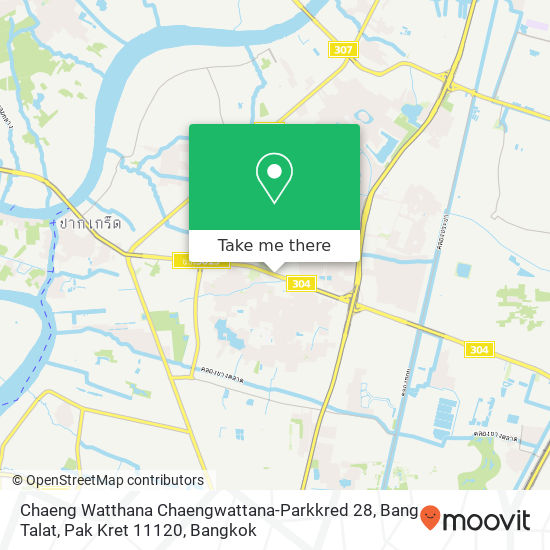 Chaeng Watthana Chaengwattana-Parkkred 28, Bang Talat, Pak Kret 11120 map