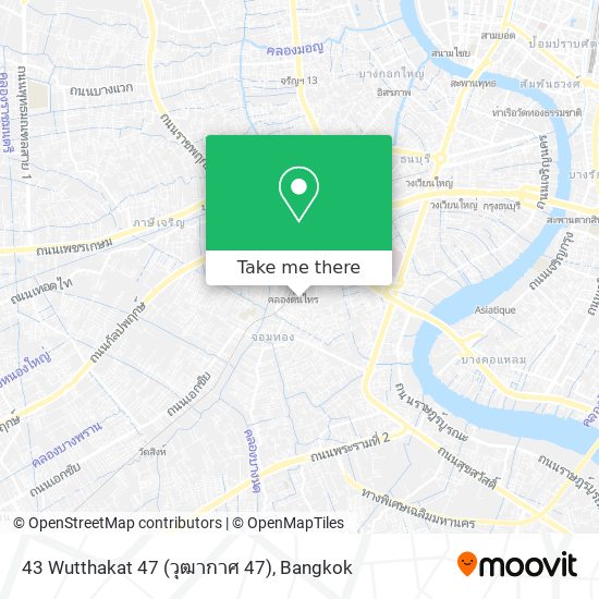 43 Wutthakat 47 (วุฒากาศ 47) map