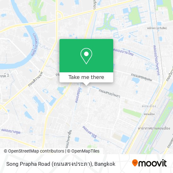 Song Prapha Road (ถนนสรงประภา) map