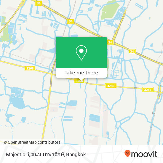 Majestic Ii, ถนน เทพารักษ์ map