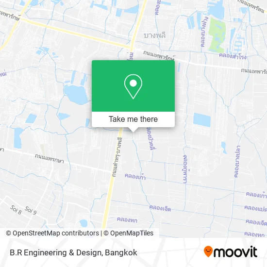 B.R Engineering & Design map