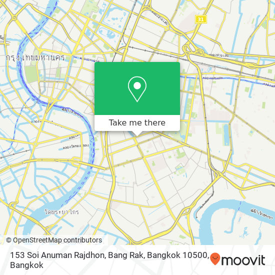 153 Soi Anuman Rajdhon, Bang Rak, Bangkok 10500 map