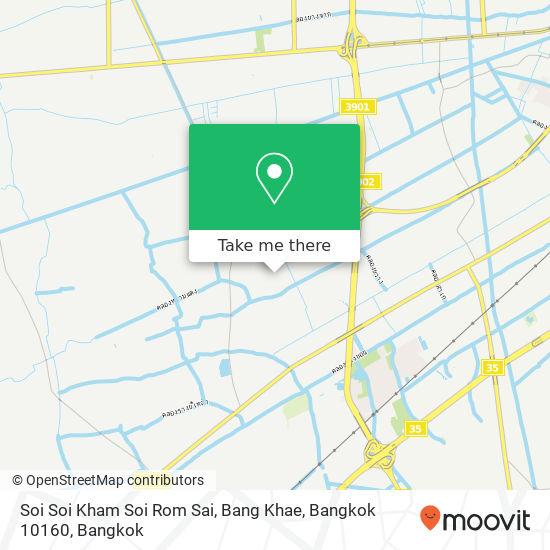 Soi Soi Kham Soi Rom Sai, Bang Khae, Bangkok 10160 map