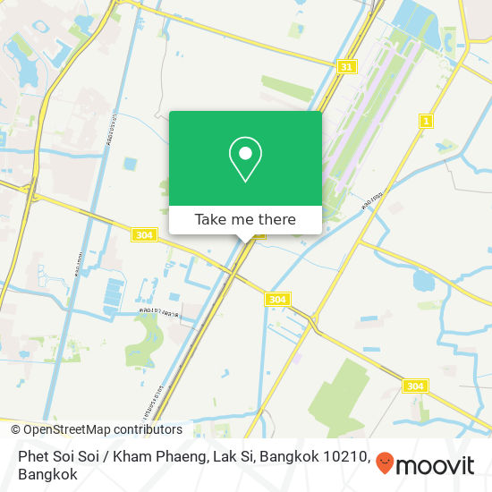 Phet Soi Soi / Kham Phaeng, Lak Si, Bangkok 10210 map