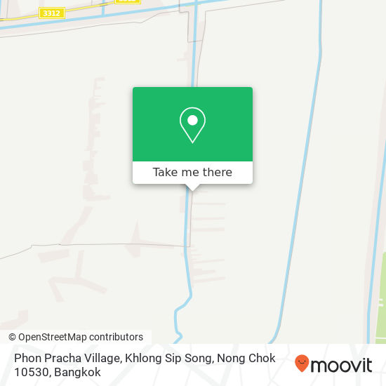 Phon Pracha Village, Khlong Sip Song, Nong Chok 10530 map