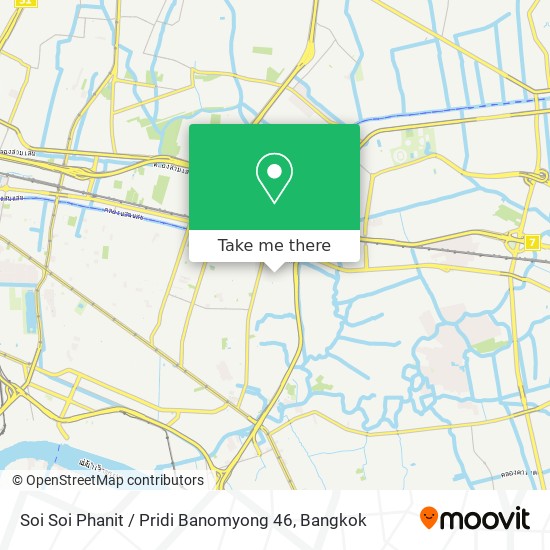 Soi Soi Phanit / Pridi Banomyong 46 map