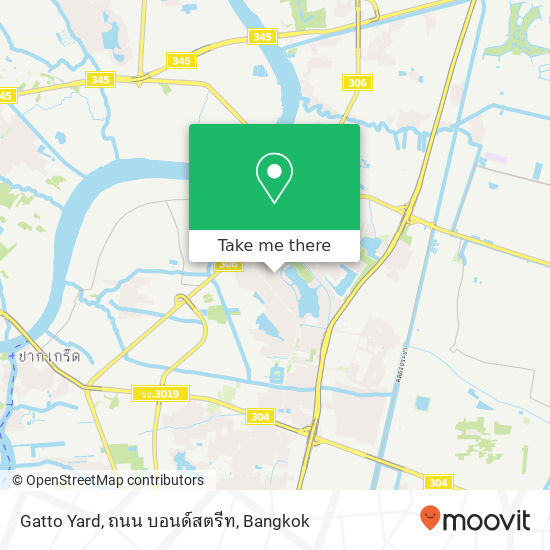 Gatto Yard, ถนน บอนด์สตรีท map