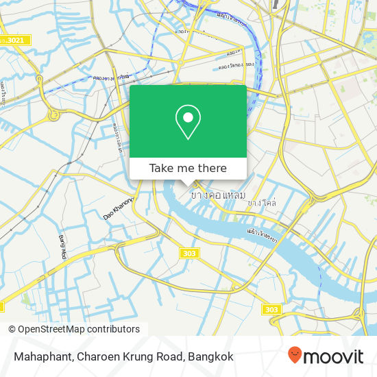 Mahaphant, Charoen Krung Road map