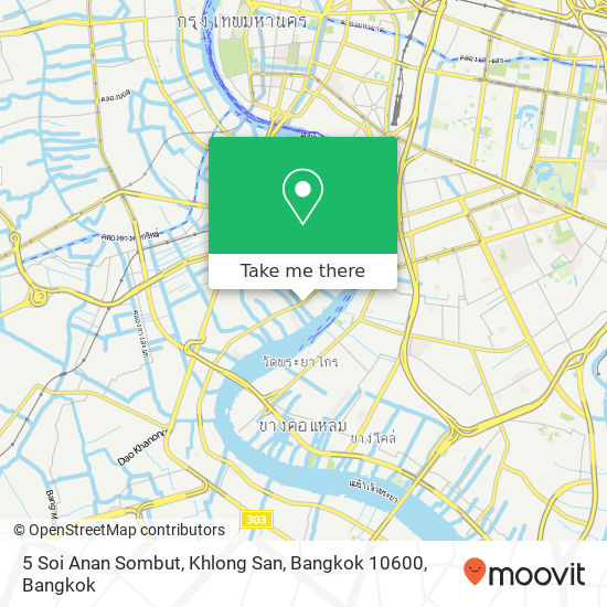 5 Soi Anan Sombut, Khlong San, Bangkok 10600 map