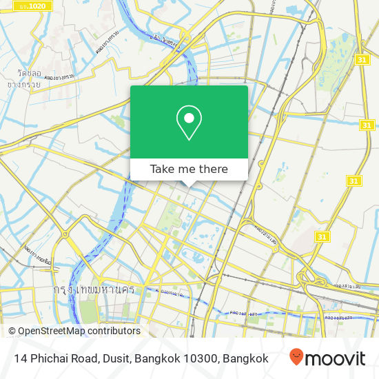 14 Phichai Road, Dusit, Bangkok 10300 map