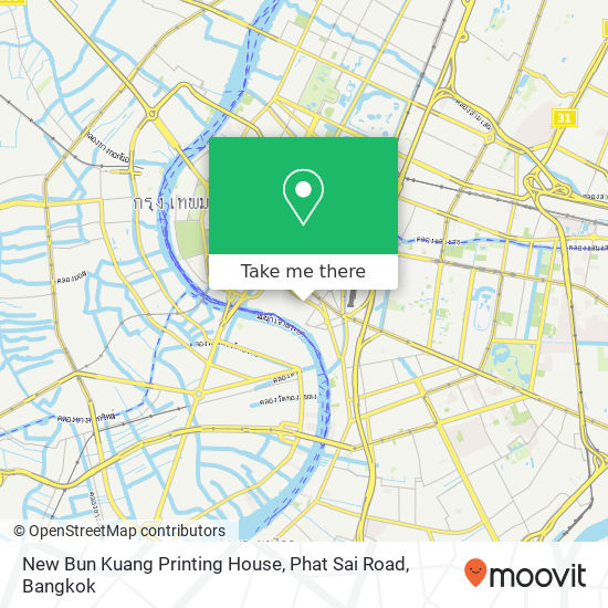 New Bun Kuang Printing House, Phat Sai Road map