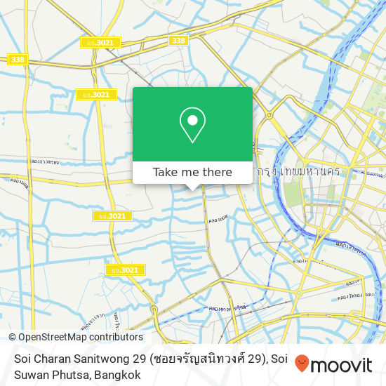 Soi Charan Sanitwong 29 (ซอยจรัญสนิทวงศ์ 29), Soi Suwan Phutsa map
