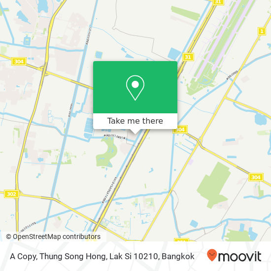A Copy, Thung Song Hong, Lak Si 10210 map