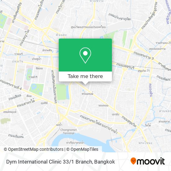 Dym International Clinic 33 / 1 Branch map