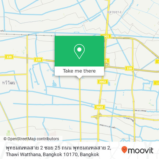 พุทธมณฑลสาย 2 ซอย 25 ถนน พุทธมณฑลสาย 2, Thawi Watthana, Bangkok 10170 map