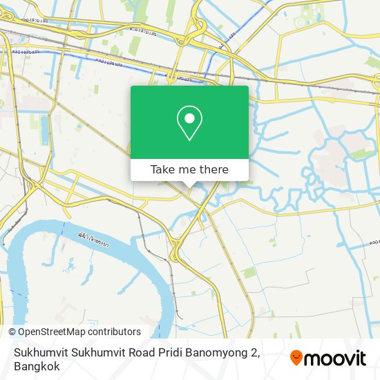 Sukhumvit Sukhumvit Road Pridi Banomyong 2 map