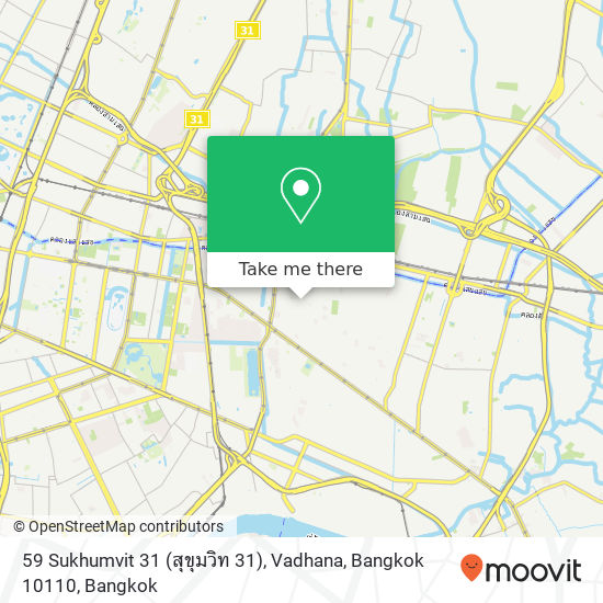 59 Sukhumvit 31 (สุขุมวิท 31), Vadhana, Bangkok 10110 map