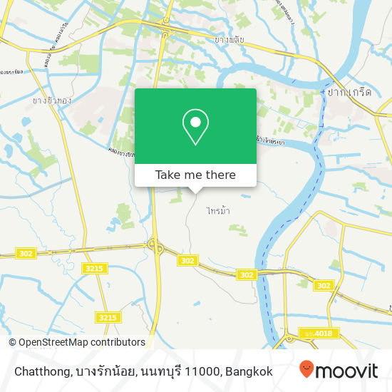 Chatthong, บางรักน้อย, นนทบุรี 11000 map