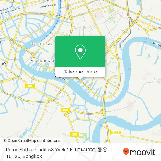 Rama Sathu Pradit 58 Yaek 15, ยานนาวา, 曼谷 10120 map