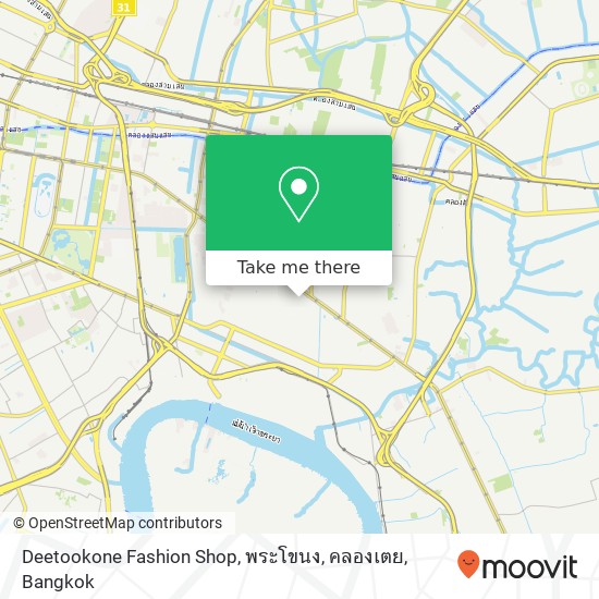 Deetookone Fashion Shop, พระโขนง, คลองเตย map