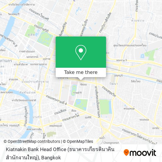 Kiatnakin Bank Head Office (ธนาคารเกียรตินาคิน สำนักงานใหญ่) map