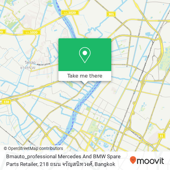Bmauto_professional Mercedes And BMW Spare Parts Retailer, 218 ถนน จรัญสนิทวงศ์ map