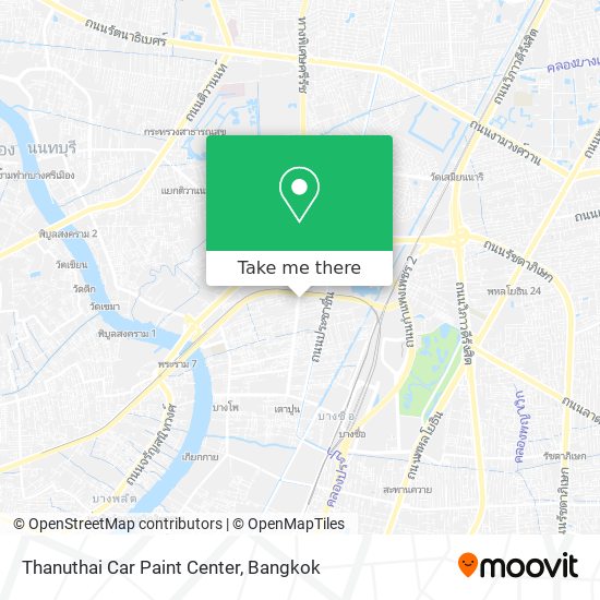 Thanuthai Car Paint Center map