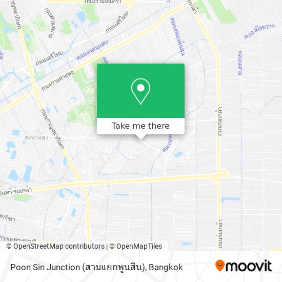 Poon Sin Junction (สามแยกพูนสิน) map