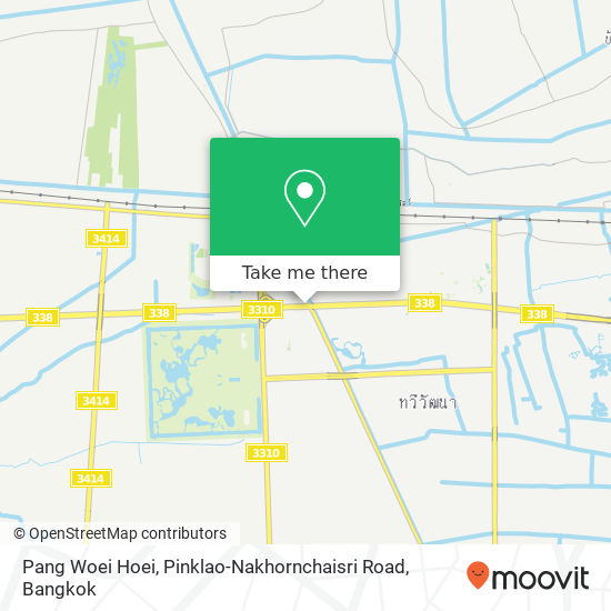 Pang Woei Hoei, Pinklao-Nakhornchaisri Road map