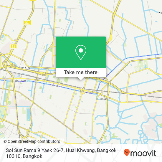 Soi Sun Rama 9 Yaek 26-7, Huai Khwang, Bangkok 10310 map