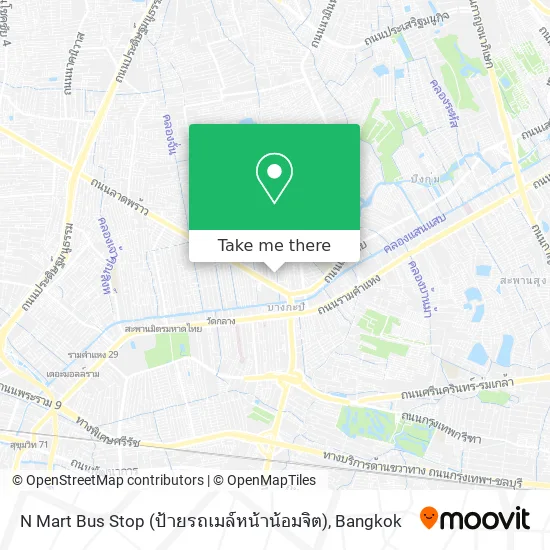 N Mart Bus Stop (ป้ายรถเมล์หน้าน้อมจิต) map